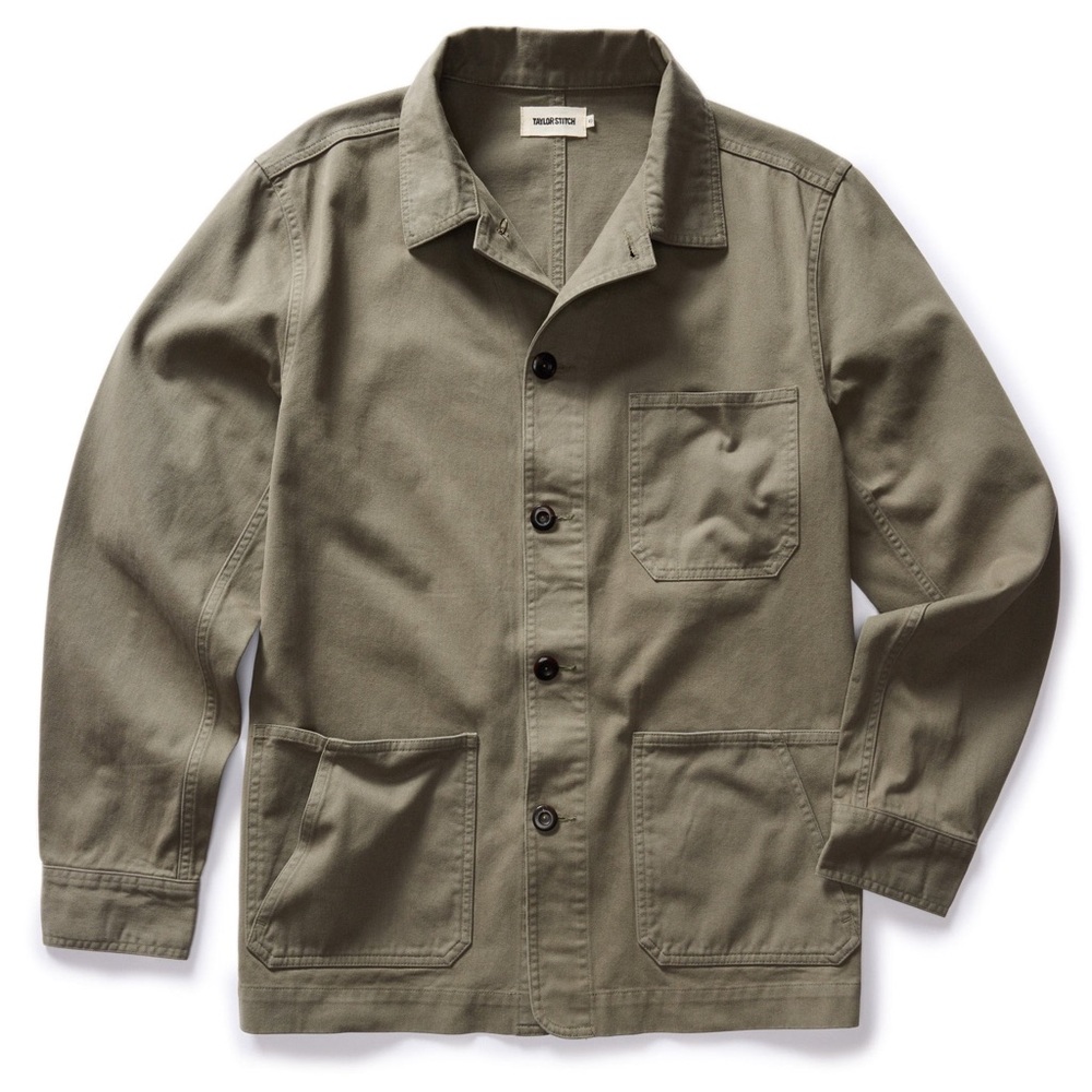 Taylor Stitch Ojai Jacket Smoked Olive Foundation Twill - Picture 3 of 12